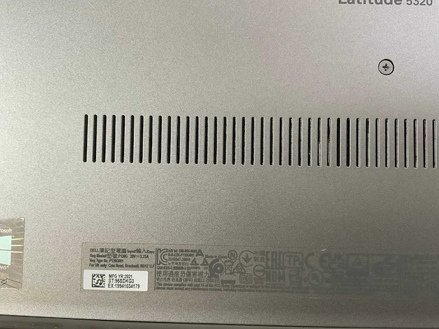 Dell latitude 5320 13.3”, core(tm) i5 11th gen, 8 gb ram, 256 gb nvme laptop - afbeelding 6 van  7