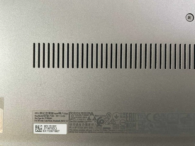 Dell latitude 5320 13.3”, core(tm) i5 11th gen, 8 gb ram, 256 gb nvme laptop - afbeelding 4 van  4