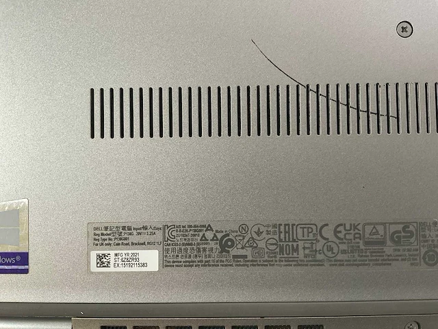 Dell latitude 5320 13.3”, core(tm) i7 11th gen, 16 gb ram, 512 gb nvme laptop - afbeelding 7 van  7