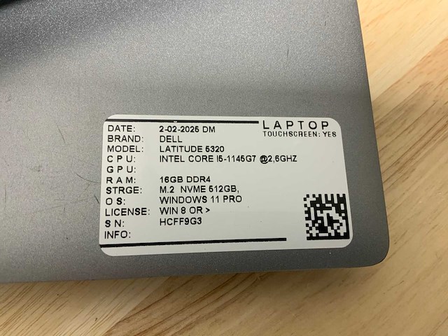 Dell latitude 5320 laptop (2x) - afbeelding 9 van  10