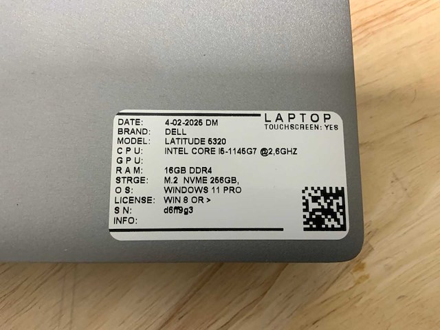 Dell latitude 5320 laptop (2x) - afbeelding 7 van  8