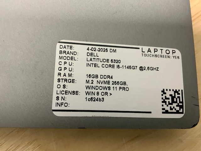 Dell latitude 5320 laptop (2x) - afbeelding 2 van  10