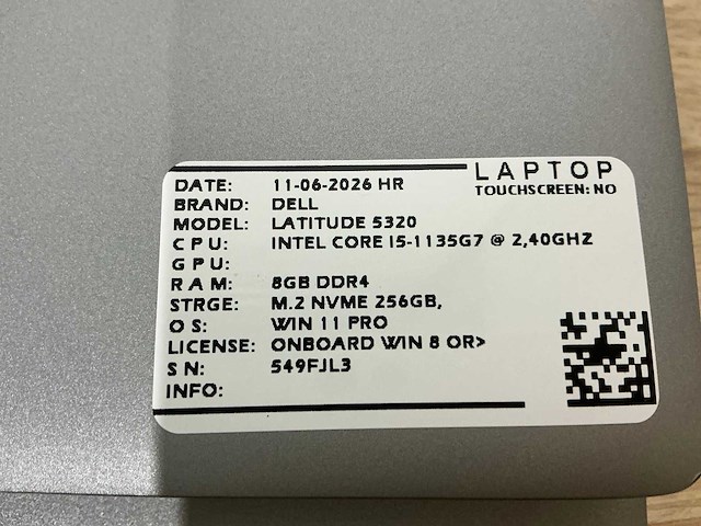 Dell latitude 5320 laptop (2x) - afbeelding 2 van  10