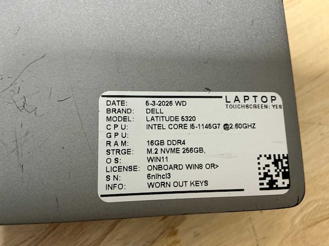 Dell latitude 5320 laptop (2x) - afbeelding 2 van  10