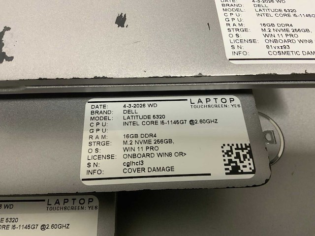 Dell latitude 5320 laptop (5x) - afbeelding 5 van  10
