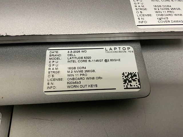 Dell latitude 5320 laptop (5x) - afbeelding 6 van  10