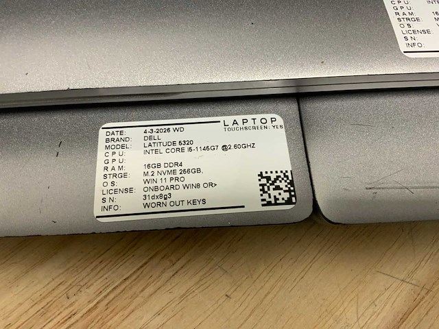 Dell latitude 5320 laptop (5x) - afbeelding 7 van  10