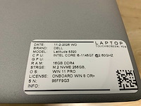 Dell latitude 5320 laptop - afbeelding 8 van  8