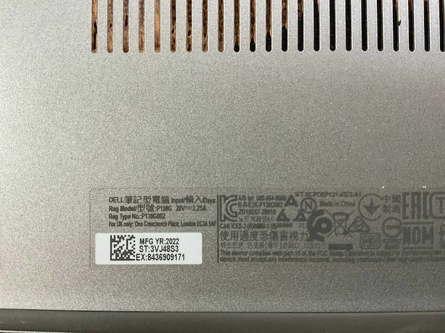Dell latitude 5330 13.3”, core(tm) i7 12th gen, 16 gb ram, 256 gb nvme laptop - afbeelding 7 van  7