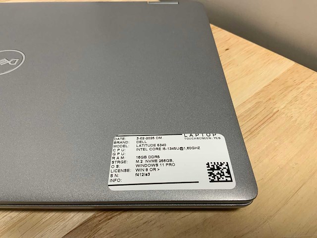 Dell latitude 5340(i5-gen13) laptop - afbeelding 7 van  8
