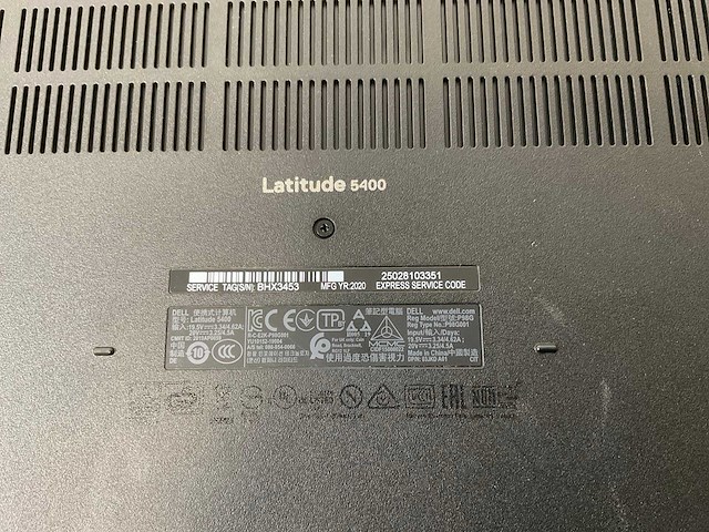 Dell latitude 5400 14”, core(tm) i5 8th gen, 16 gb ram, 256 gb nvme laptops (2x) - afbeelding 8 van  16