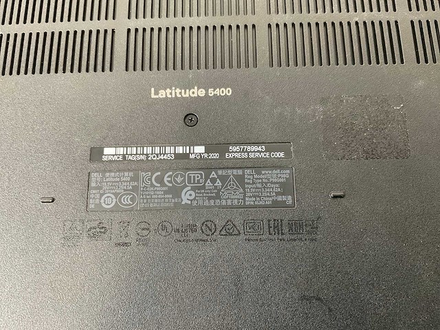Dell latitude 5400 14”, core(tm) i5 8th gen, 16 gb ram, 256 gb nvme laptops (2x) - afbeelding 8 van  16