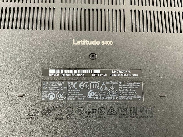 Dell latitude 5400 14”, core(tm) i5 8th gen, 16 gb ram, 256 gb nvme laptops (2x) - afbeelding 14 van  15