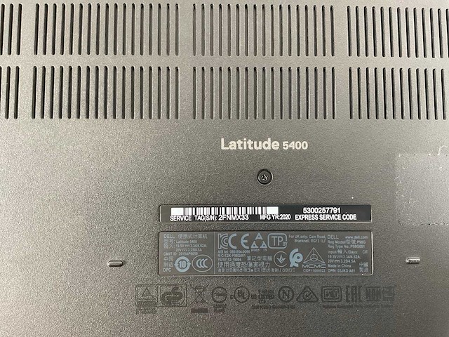 Dell latitude 5400 14”, core(tm) i7 8th gen, 16 gb ram, 256 gb nvme laptops (2x) - afbeelding 7 van  15