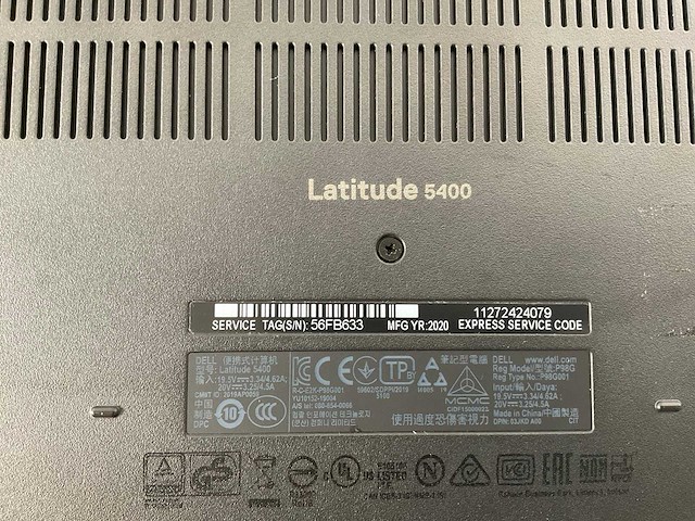 Dell latitude 5400 14”, core(tm) i7 8th gen, 16 gb ram, 256 gb nvme laptops (2x) - afbeelding 14 van  15