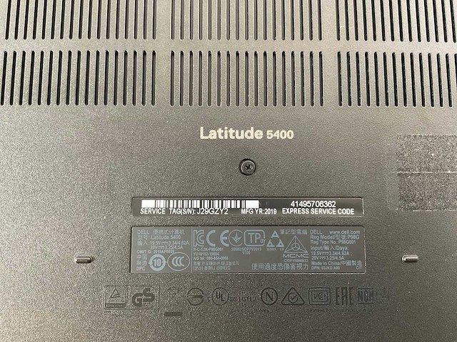 Dell latitude 5400 14”, core(tm) i7 8th gen, 16 gb ram, 256 gb nvme laptops (2x) - afbeelding 7 van  15