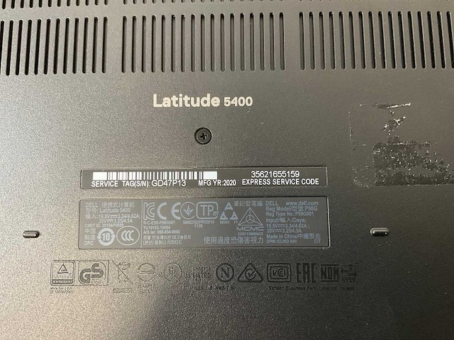 Dell latitude 5400 14”, core(tm) i7 8th gen, 16 gb ram, 512 gb nvme laptops (2x) - afbeelding 8 van  16