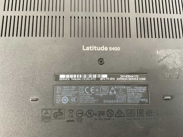Dell latitude 5400 14”, core(tm) i7 8th gen, 16 gb ram, 512 gb nvme laptops (2x) - afbeelding 7 van  15