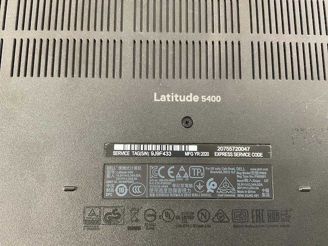 Dell latitude 5400 14”, core(tm) i7 8th gen, 16 gb ram, 512 gb nvme laptops (2x) - afbeelding 7 van  15