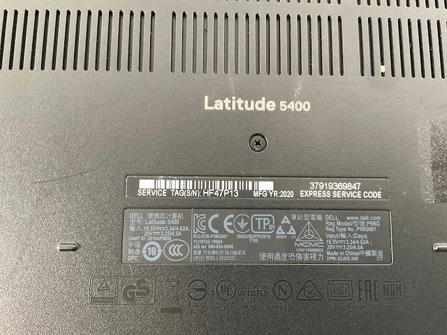 Dell latitude 5400 14”, core(tm) i7 8th gen, 16 gb ram, 512 gb nvme laptops (2x) - afbeelding 14 van  15