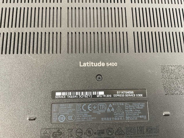 Dell latitude 5400 14”, core(tm) i7 8th gen, 16 gb ram, 512 gb nvme laptops (2x) - afbeelding 7 van  15