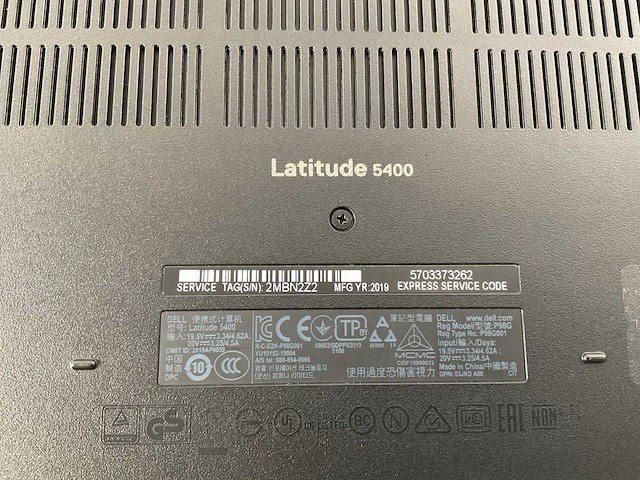 Dell latitude 5400 14”, core(tm) i7 8th gen, 16 gb ram, 512 gb nvme laptops (2x) - afbeelding 14 van  15