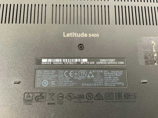 Dell latitude 5400 14”, core(tm) i7 8th gen, 16 gb ram, 512 gb nvme laptops (2x) - afbeelding 7 van  15