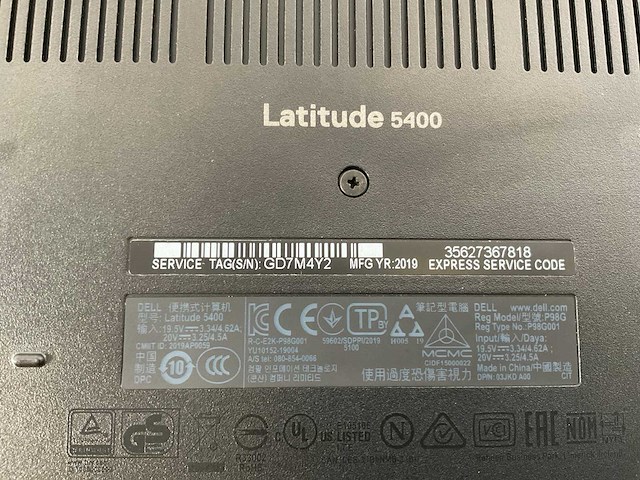 Dell latitude 5400 14”, core(tm) i7 8th gen, 16 gb ram, 512 gb nvme laptops (2x) - afbeelding 14 van  15