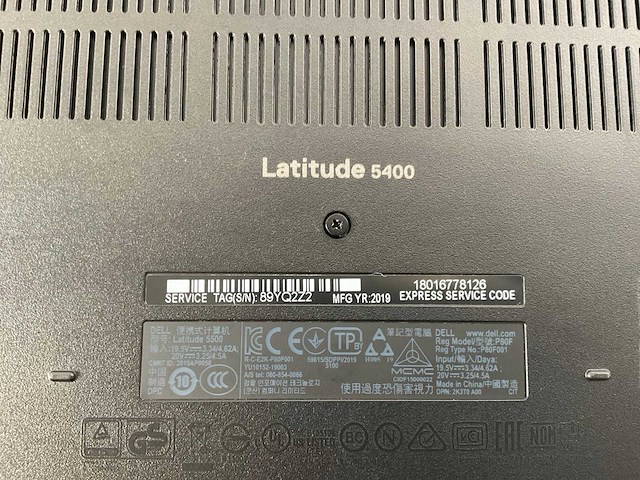 Dell latitude 5400 14”, core(tm) i7 8th gen, 16 gb ram, 512 gb nvme laptops (2x) - afbeelding 14 van  15