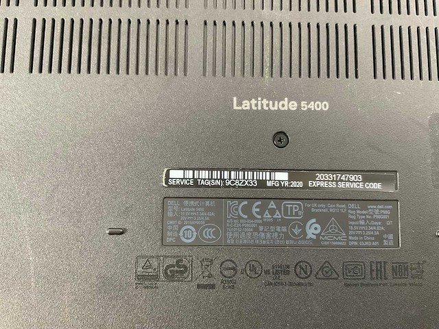 Dell latitude 5400 14”, core(tm) i7 8th gen, 16 gb ram, 512 gb nvme laptops (2x) - afbeelding 7 van  15