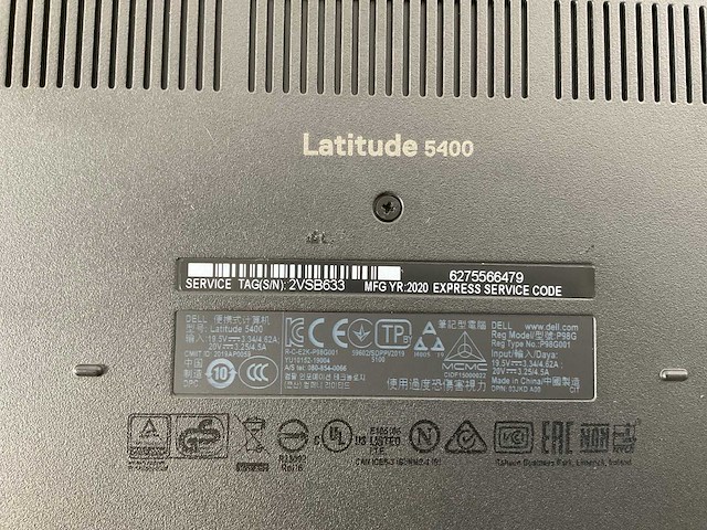 Dell latitude 5400 14”, core(tm) i7 8th gen, 16 gb ram, 512 gb nvme laptops (2x) - afbeelding 14 van  15