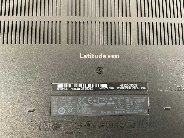 Dell latitude 5400 14”, core(tm) i7 8th gen, 16 gb ram, 512 gb nvme laptops (2x) - afbeelding 14 van  15