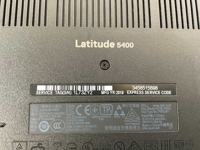 Dell latitude 5400 14”, core(tm) i7 8th gen, 16 gb ram, 512 gb nvme laptops (2x) - afbeelding 7 van  15