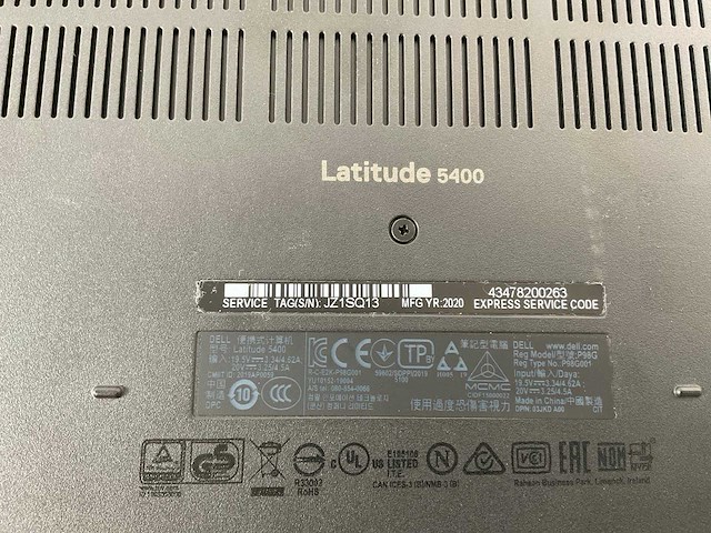 Dell latitude 5400 14”, core(tm) i7 8th gen, 16 gb ram, 512 gb nvme laptops (2x) - afbeelding 7 van  15