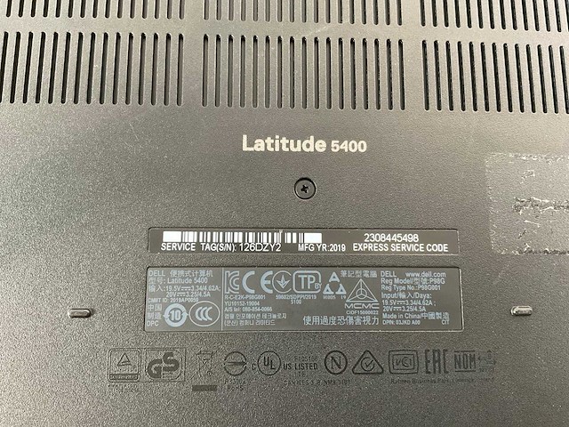 Dell latitude 5400 14”, core(tm) i7 8th gen, 16 gb ram, 512 gb nvme laptops (2x) - afbeelding 14 van  15