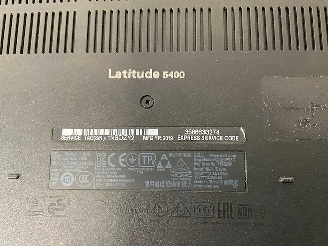 Dell latitude 5400 14”, core(tm) i7 8th gen, 16 gb ram, 512 gb nvme laptops (3x) - afbeelding 23 van  23