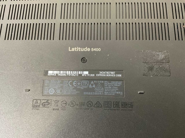 Dell latitude 5400 14”, core(tm) i7 8th gen, 16 gb ram, 512 gb nvme laptops (3x) - afbeelding 8 van  23