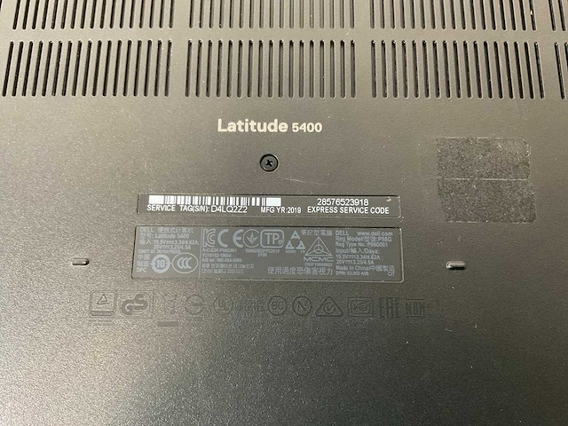 Dell latitude 5400 14”, core(tm) i7 8th gen, 16 gb ram, 512 gb nvme laptops (3x) - afbeelding 8 van  24