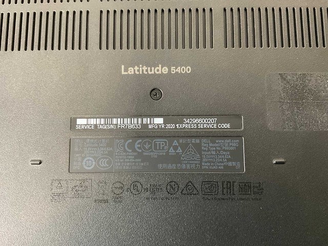 Dell latitude 5400 14”, core(tm) i7 8th gen, 16 gb ram, 512 gb nvme laptops (3x) - afbeelding 16 van  24