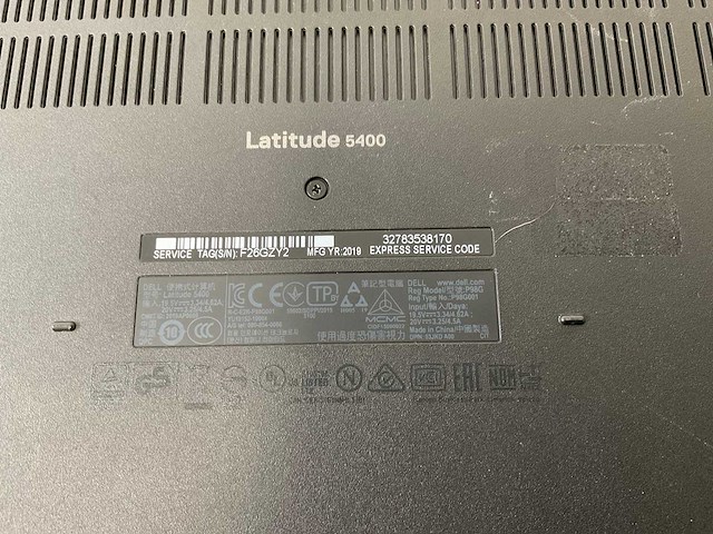 Dell latitude 5400 14”, core(tm) i7 8th gen, 16 gb ram, 512 gb nvme laptops (3x) - afbeelding 7 van  22