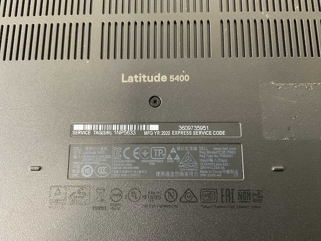 Dell latitude 5400 14”, core(tm) i7 8th gen, 16 gb ram, 512 gb nvme laptops (3x) - afbeelding 16 van  23