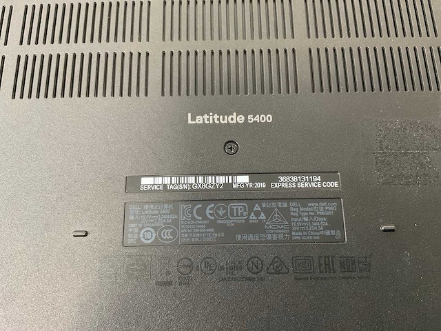 Dell latitude 5400 14”, core(tm) i7 8th gen, 16 gb ram, 512 gb nvme laptops (3x) - afbeelding 23 van  23