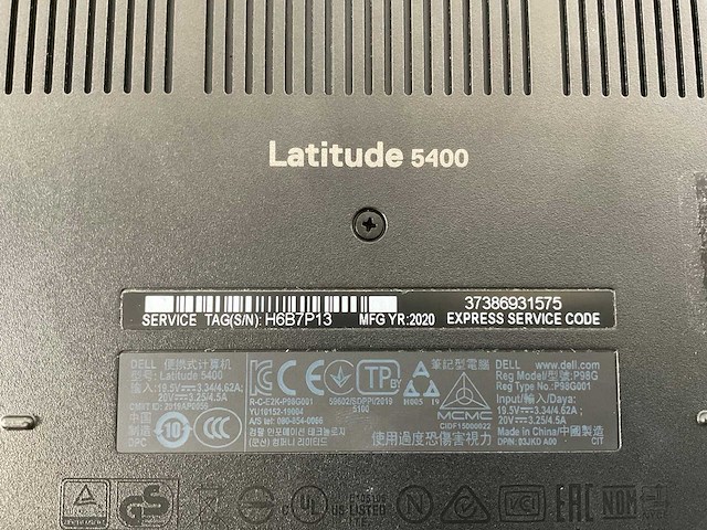 Dell latitude 5400 14”, core(tm) i7 8th gen, 16 gb ram, 512 gb nvme laptops (3x) - afbeelding 15 van  22