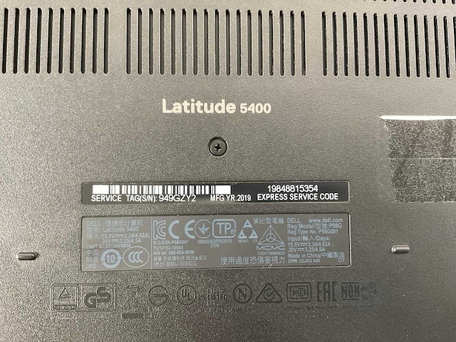 Dell latitude 5400 14”, core(tm) i7 8th gen, 16 gb ram, 512 gb nvme laptops (3x) - afbeelding 21 van  22