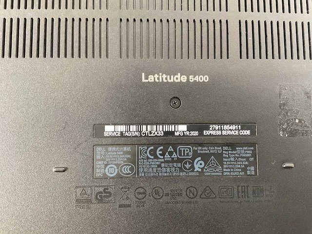 Dell latitude 5400 14”, core(tm) i7 8th gen, 16 gb ram, 512 gb nvme laptops (3x) - afbeelding 7 van  22