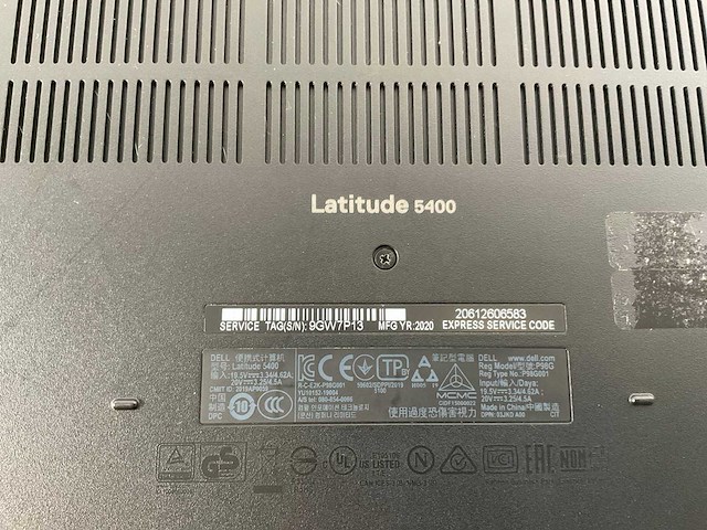Dell latitude 5400 14”, core(tm) i7 8th gen, 16 gb ram, 512 gb nvme laptops (3x) - afbeelding 7 van  22