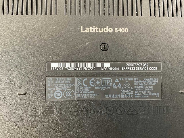 Dell latitude 5400 14”, core(tm) i7 8th gen, 16 gb ram, 512 gb nvme laptops (3x) - afbeelding 7 van  22