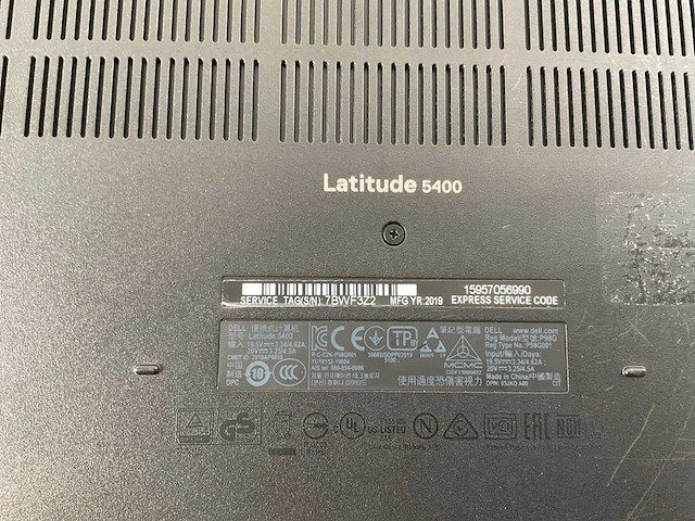 Dell latitude 5400 14”, core(tm) i7 8th gen, 16 gb ram, 512 gb nvme laptops (3x) - afbeelding 7 van  22