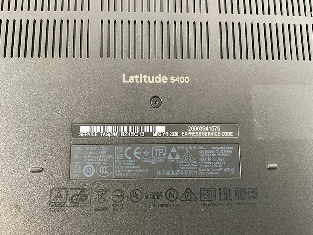 Dell latitude 5400 14”, core(tm) i7 8th gen, 16 gb ram, 512 gb nvme laptops (3x) - afbeelding 15 van  22