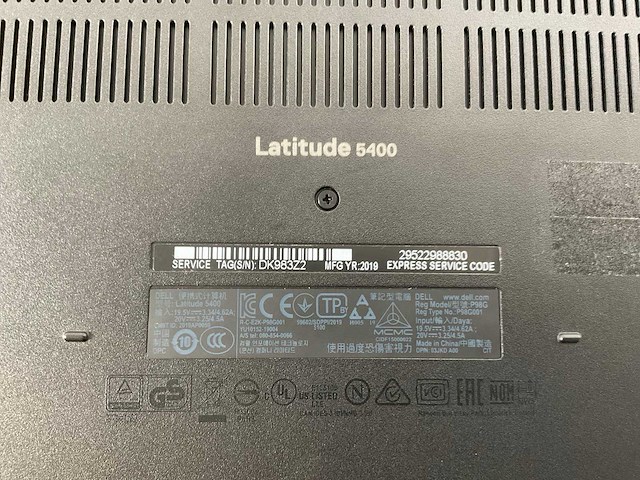 Dell latitude 5400 14”, core(tm) i7 8th gen, 16 gb ram, 512 gb nvme laptops (3x) - afbeelding 7 van  22